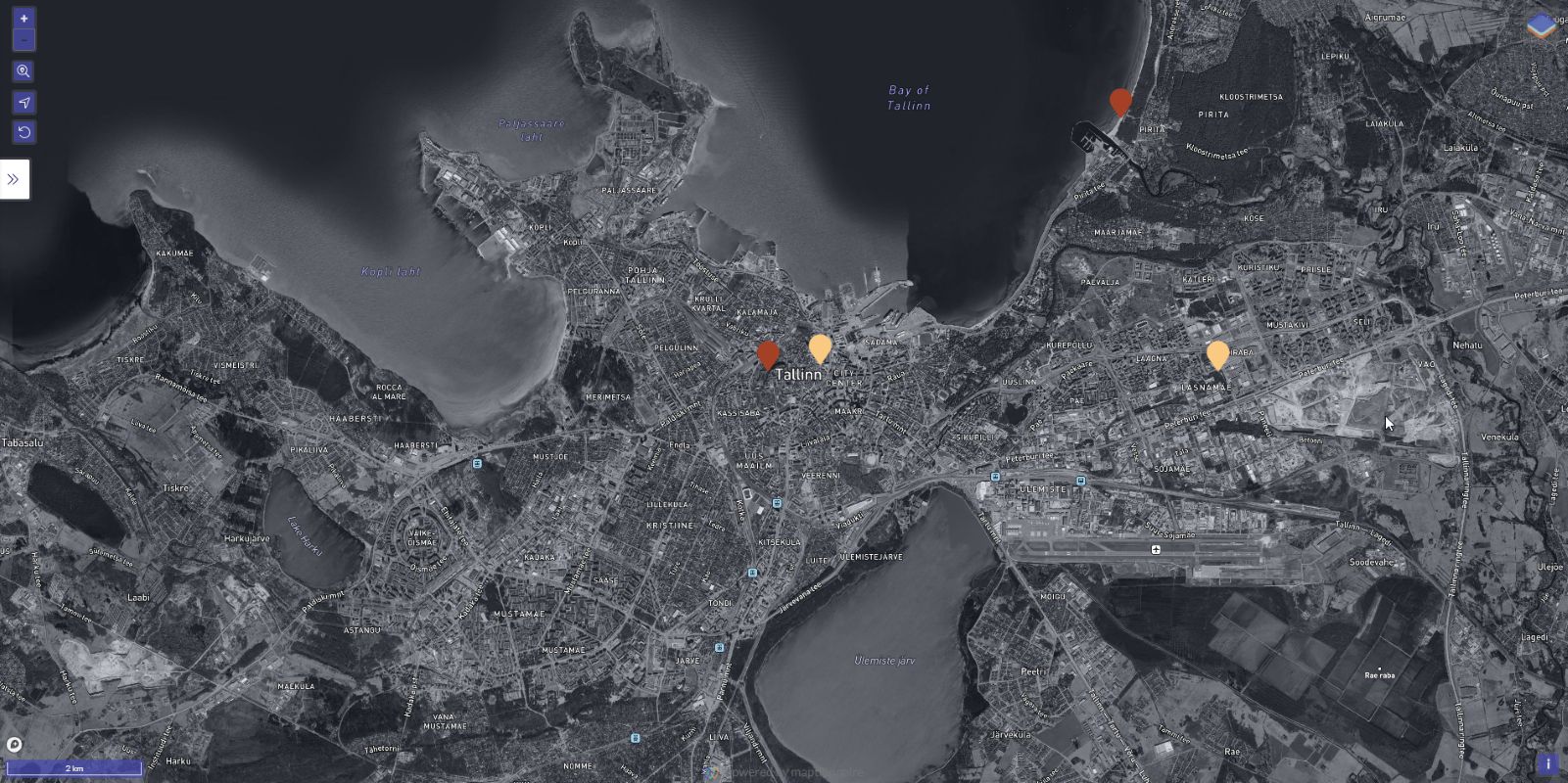 Screenshot GiS Survey - Tallinn
