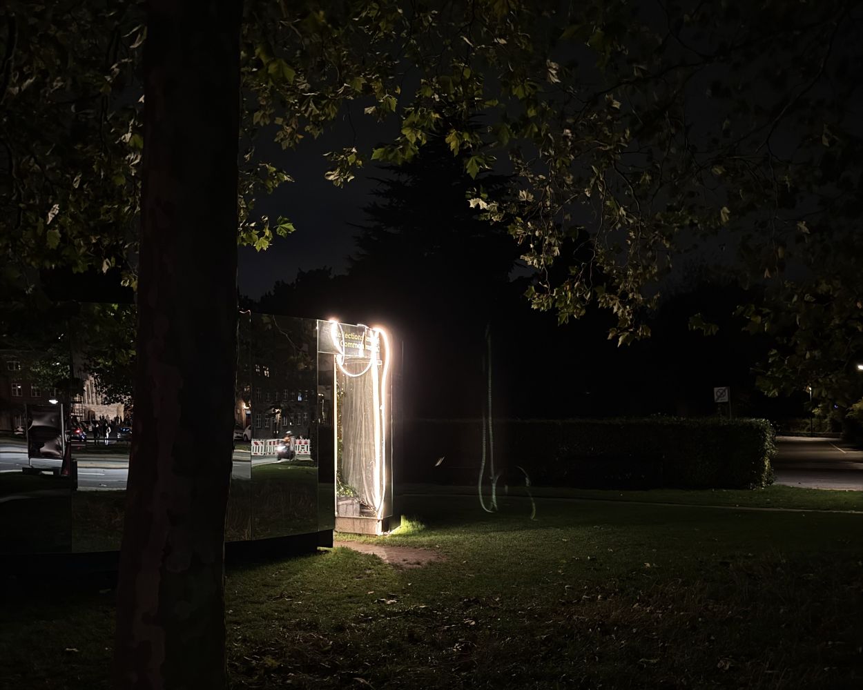 Connected in Darkness installation