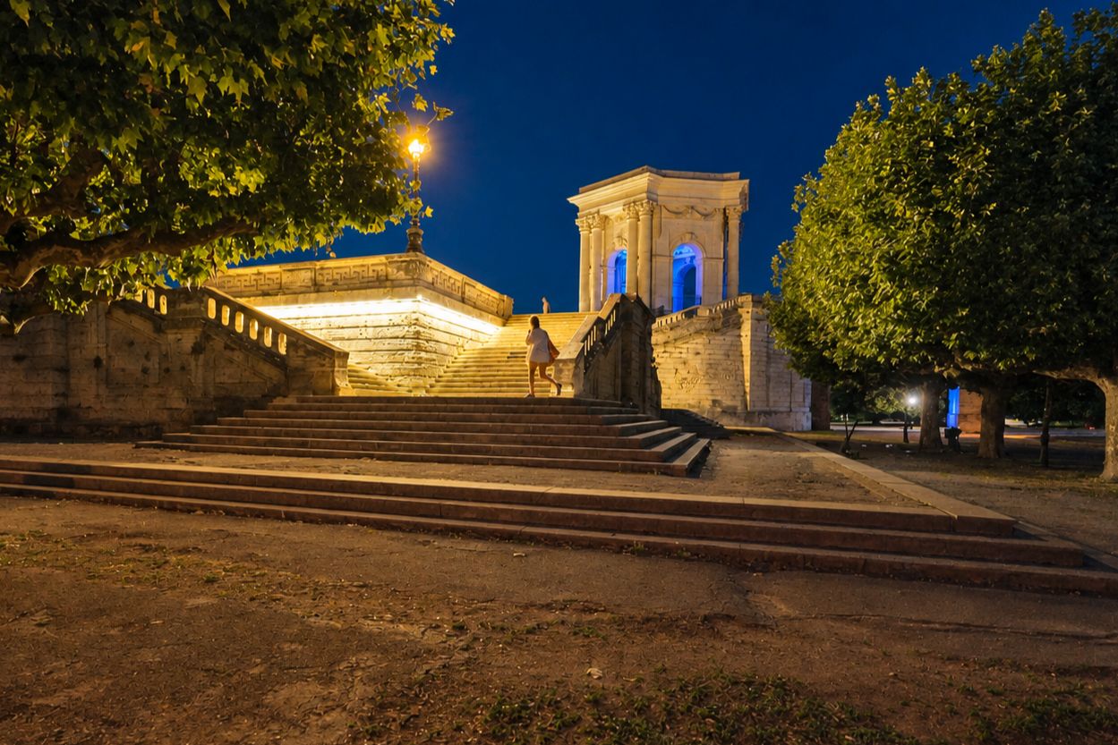 Montpellier pilot site stairs